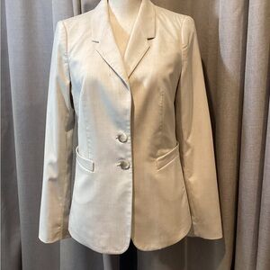 The Limited blazer, off white, size 8.